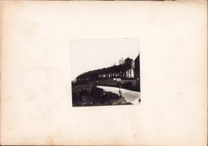 Road in French village early 1920's photo