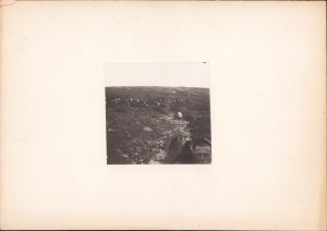 Excursioniștii de sub conducerea dlui Emm de Martonne urcând Bihorul, fotografie de Emmanuel de Martonne, 1921