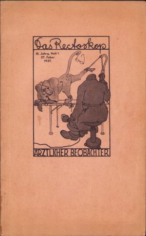 Das Rektoskop, Ärztlicher Beobacher, nr 1/1937, Sibiu, revistă medicală