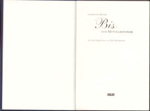 Biss zur Mittagstunde von Stephenie Meyer, 2007
