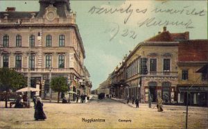 Nagykanizsa Csengery postcard circulated Stridóvár Croatia