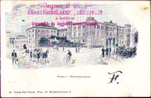 Wien Westbahnhof postcard uncirculated