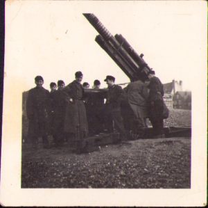 Militari germani cu tun antiaerian, Al Doilea Război Mondial
