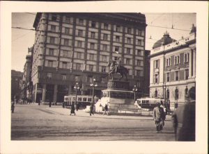 Beograd Позоришни Трг 1930's photo