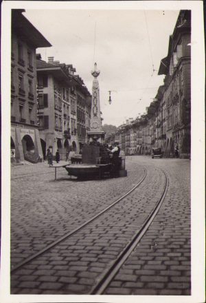 Kreuzgassbrunnen Bern Switzerland 1930's photo