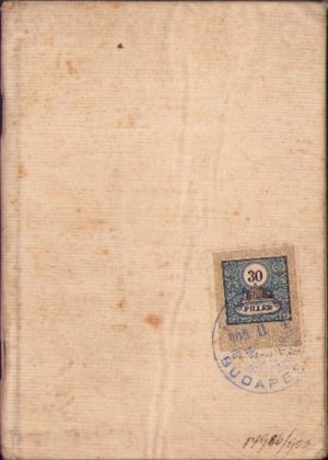 Livret militar de glotaș, Landsturm-Pass, pentru supus austriac născut la Galați, Divisionsartillerieregiment Nr 5, 1903