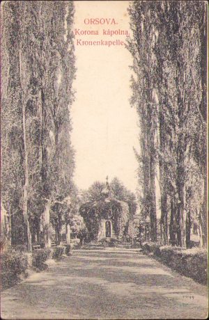 Orșova, Korona kápolna, Kronenkapelle, carte poștală
