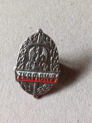 Insignă veteran de război al celui de-al Doilea Război Mondial, Polonia, Związek Kombatantów Rzeczypospolitej Polskiej i Byłych Więźniów Politycznych, ZKRPiBWP