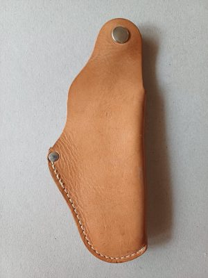 Toc din piele maro pentru pistol