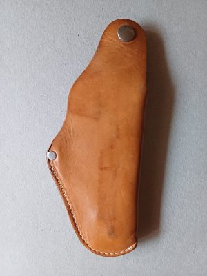 Toc din piele maro pentru pistol