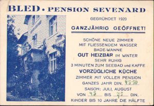Commercial Bled, Slovenia, Pension Sevenard