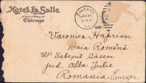 Scrisoarea emigrantului român în SUA, 1929, George Hăprian din Daia Română, județul Alba, către mama și verișoara sa