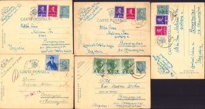 Lot corespondență expediată din România în Ardealul ocupat, 1940-1941