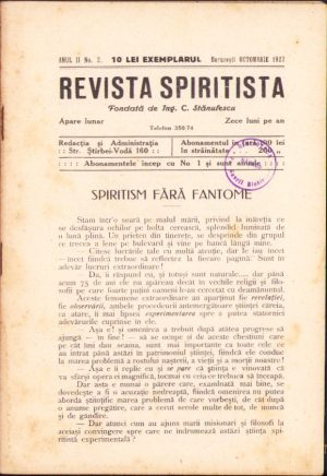 Revista Spiritistă, 2/1927