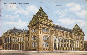 București, Poșta Centrală carte poștală
