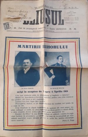 Beiușul, număr comemorativ Ioan Ciordaș și Nicolae Bolcaș, 5 aprilie 1925