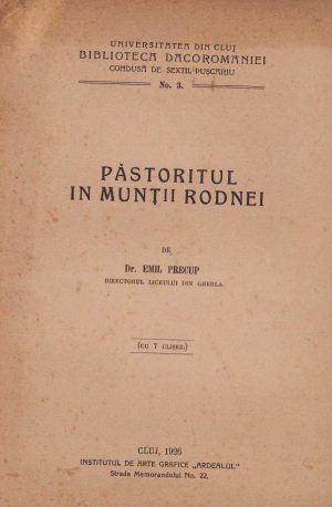 Păstoritul în Munții Rodnei de Emil Precup, 1926, Institutul de arte grafice Ardealul, Cluj