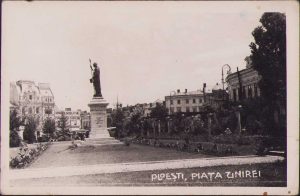 Ploești, Piața Amzei, ștampilă cenzură militară, 1942, carte poștală, circulată