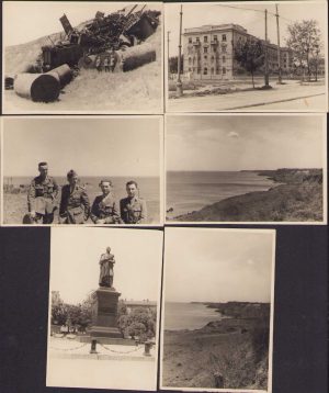 Armata română pe Frontul de Est, Al Doilea Război Mondial, lot de 6 fotografii