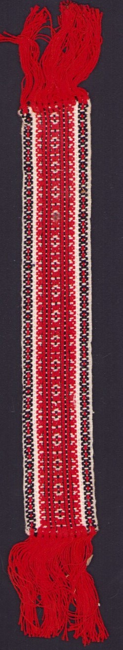 Semn de carte realizat din material textil