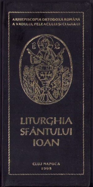 Liturghia Sfântului Ioan pentru folosul preoților când slujesc în sobor, tipărită cu binecuvântarea Înalt Prea Sfințitului Bartolomeu Arhiepiscopul Vadului, Feleacului și Clujului, 1995, format mic, Arhidiecezana Cluj