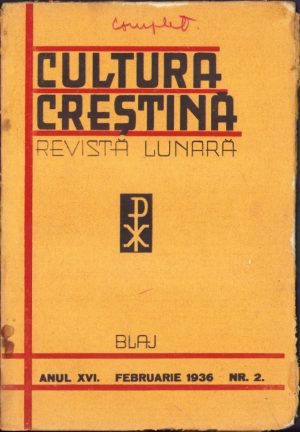 Cultura Creștină, 2/1936, Blaj