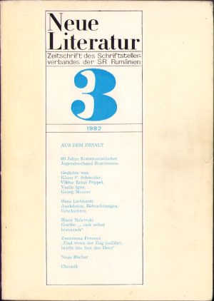 Neue Literatur, 3/1982, România
