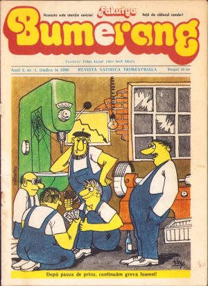 Bumerang, revistă satirică, anul I, numărul 1, 1990