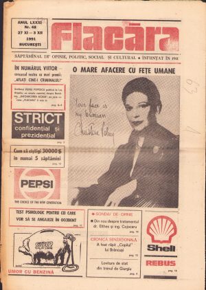 Flacăra, 27 noiembrie - 3 decembrie 1991