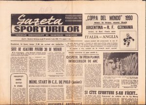 Gazeta Sporturilor, 7 iulie 1990