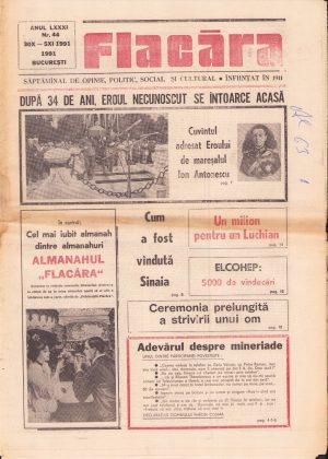 Flacăra, 30 octombrie - 5 noiembrie 1991