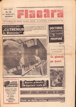 Flacăra, 24-30 iulie 1991