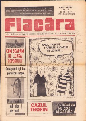 Flacăra, 27 martie - 2 aprilie 1991