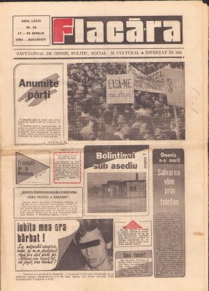 Flacăra, 17-23 aprilie 1991