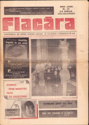 Flacăra, 3-9 aprilie 1991