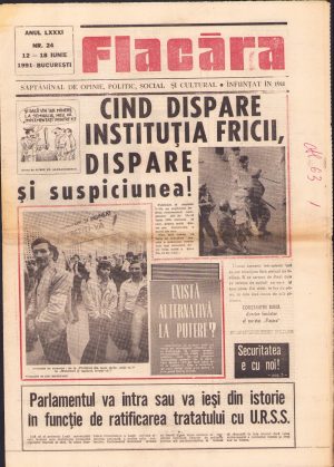 Flacăra, 12-18 iunie 1991