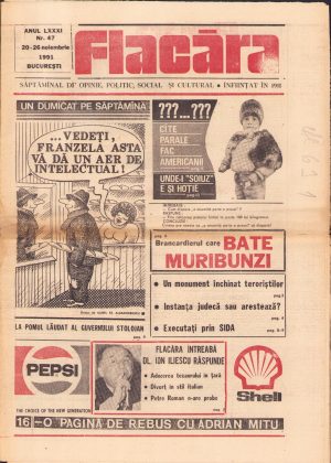 Flacăra, 20-26 noiembrie 1991