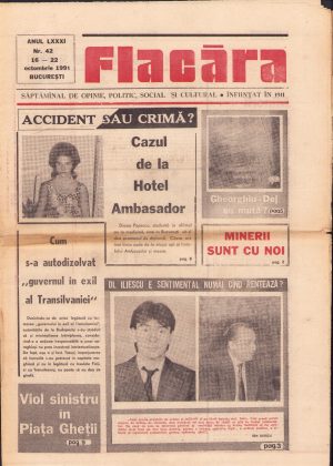 Flacăra, 16-22 octombrie 1991
