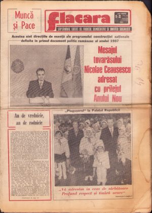 Flacăra, 6 ianuarie 1987, număr dublu
