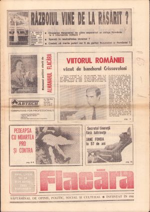 Flacăra, 8-14 aprilie 1992