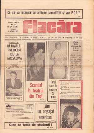 Flacăra, 18-24 martie 1992