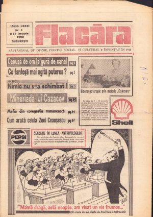 Flacăra, 8-14 ianuarie 1992