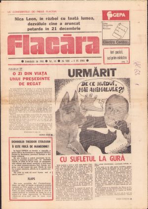 Flacăra, 26 august-1 septembrie 1992