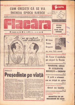 Flacăra, 9-13 septembrie 1992