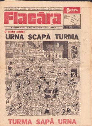 Flacăra, 30 septembrie - 6 octombrie 1992