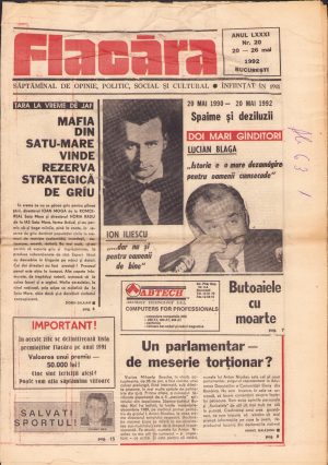 Flacăra, 20-26 mai 1992