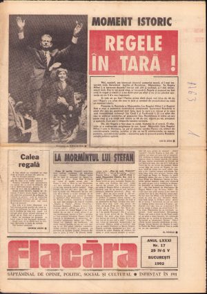 Flacăra, 29 aprilie - 5 mai 1992