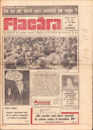 Flacăra, 6-12 mai 1992