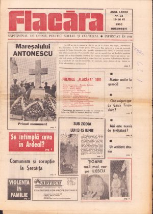 Flacăra, 10-16 iunie 1992