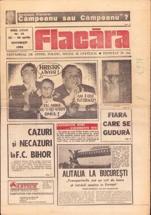 Flacăra, 22-28 aprilie 1992